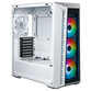 Cooler Master MasterBox 520 Midi Tower Cristal Templado ARGB USB 3.2 Blanca