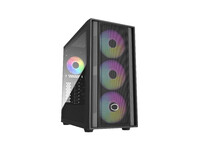 Torre PC Torre Cooler Master MasterBox 600 ATX 3x140mm RGB Vidrio Templado Negro