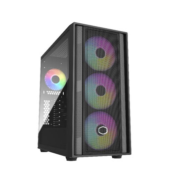 Torre PC Torre Cooler Master MasterBox 600 ATX 3x140mm RGB Vidrio Templado Negro