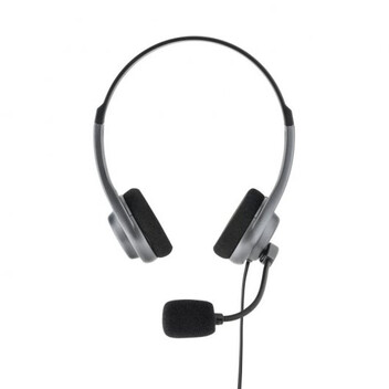 Bluestork MC-101 Auriculares con Micrófono Negro/Plata