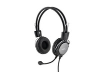 Bluestork MC-201 Auriculares con Micrófono Negro/Plata
