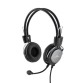 Bluestork MC-201 Auriculares con Micrófono Negro/Plata Bluestork MC-201 Auriculares con Micrófono Negro/Plata