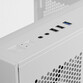 Torre PC Mars Gaming Mc-3cm Caja Microatx Vista 3d Triple Cristal Templado Doble Cámara Lateral Blan