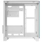 Torre PC Mars Gaming Mc-3cm Caja Microatx Vista 3d Triple Cristal Templado Doble Cámara Lateral Blan
