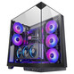 Torre PC Mars Gaming Mc-3gf Torre Atx Triple Cristal Templado 2 Ventiladores Argb 120mm Usb-c Negro