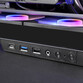 Torre PC Mars Gaming Mc-3gf Torre Atx Triple Cristal Cromado 2 Ventiladores Argb 120mm Usb-c Negro