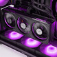 Torre PC Mars Gaming Mc-3gf Torre Atx Triple Cristal Cromado 2 Ventiladores Argb 120mm Usb-c Negro