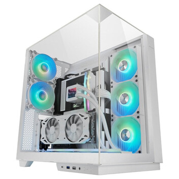 Torre PC Mars Gaming Mc-3gf Torre Atx Triple Cristal Templado 2 Ventiladores Argb 120mm Usb-c Blanco Torre PC Mars Gaming Mc-3gf Torre Atx Triple Cristal Templado 2 Ventiladores Argb 120mm Usb-c Blanco