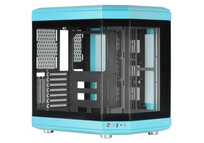 Mars Gaming MC-3T Semitorre ATX Triple Cristal Templado 3x Slots PCI Verticales USB-C 3.0 Azul
