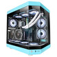 Mars Gaming MC-3T Semitorre ATX Triple Cristal Templado 3x Slots PCI Verticales USB-C 3.0 Azul Mars Gaming MC-3T Semitorre ATX Triple Cristal Templado 3x Slots PCI Verticales USB-C 3.0 Azul