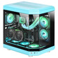 Mars Gaming MC-3T Semitorre ATX Triple Cristal Templado 3x Slots PCI Verticales USB-C 3.0 Azul Mars Gaming MC-3T Semitorre ATX Triple Cristal Templado 3x Slots PCI Verticales USB-C 3.0 Azul