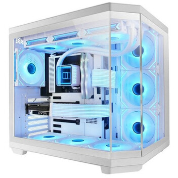 Torre PC Mars Gaming MC-3TCORE Semitorre ATX Cristal Templado USB-C Blanca