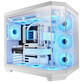Torre PC Mars Gaming MC-3TCORE Semitorre ATX Cristal Templado USB-C Blanca
