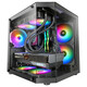 Torre PC Mars Gaming Mc-3tlite Caja Gaming Microatx Triple Cristal Templado Ventilador Frgb 120mm Ne