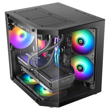 Torre PC Mars Gaming Mc-3tlite Caja Gaming Microatx Triple Cristal Templado Ventilador Frgb 120mm Ne Torre PC Mars Gaming Mc-3tlite Caja Gaming Microatx Triple Cristal Templado Ventilador Frgb 120mm Ne