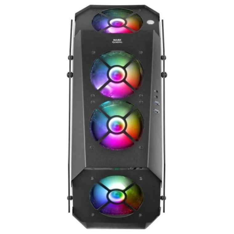 Mars Gaming MC51 Cristal Templado USB 3.0 Negra