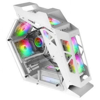 Mars Gaming MC61 Cristal Templado USB 3.2 Blanca Mars Gaming MC61 Cristal Templado USB 3.2 Blanca