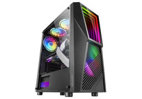 Mars Gaming MC777 Infinity Mirror ARGB Cristal Templado USB 3.0 Negra