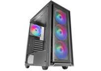 Torre PC Mars Gaming MC-AIR Caja Gaming ATX 4x Ventiladores FRGB 12cm Frontal Mesh Cristal Templado