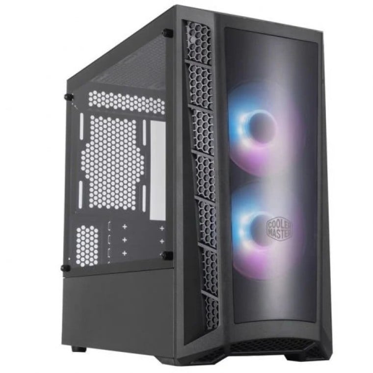 Cooler Master MasterBox MB320L ARGB Cristal Templado Mini Tower USB 3.2 Negra