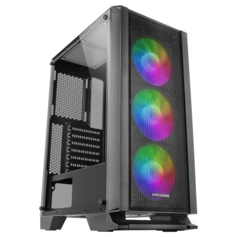 Mars Gaming MC-C Cristal Templado USB 3.0 Negro