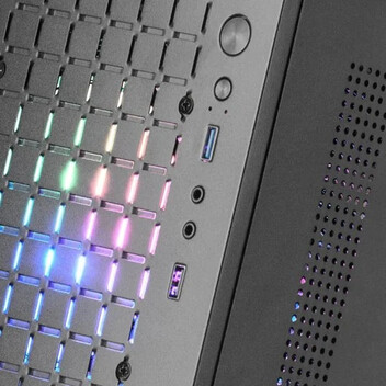 Mars Gaming MC-CORE Minitorre FRGB USB 3.0 con Ventana Negra