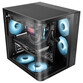 Torre PC Mars Gaming MC-CURV Caja Gaming Atx Triple Cristal Templado Curvado Doble Cámara USB-C Negr