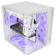 Torre PC Mars Gaming MC-CURV Caja Gaming Atx Triple Cristal Templado Curvado Doble Cámara USB-C Blan