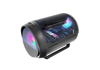 Torre PC Caja Mars Gaming MC-CYLON MicroATX RGB Chroma Ventana Curva Negra
