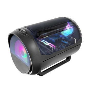 Torre PC Caja Mars Gaming MC-CYLON MicroATX RGB Chroma Ventana Curva Negra Torre PC Caja Mars Gaming MC-CYLON MicroATX RGB Chroma Ventana Curva Negra
