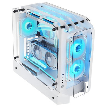 Torre PC Mars Gaming MC-Edge Caja Gaming ATX Diseño Open Air Triple Cristal Templado USB-C USB 3.0 B