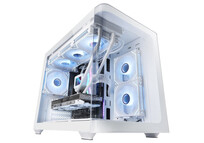 Torre PC Mars Gaming MC-FUSIONM Caja Gaming Micro-ATX Cristal Templado Continuo Curvo Doble Cámara B