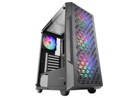 Torre PC Mars Gaming MC-GEO Caja Gaming ATX 4x Ventiladores FRGB 12cm Frontal Mesh Cristal Templado