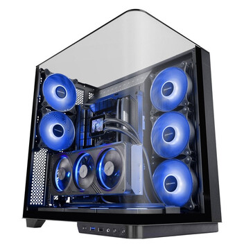 Torre PC Mars Gaming Mc-infinio Caja Pc Atx Cristal Templado Curvado 2x Ventiladores Argb 120mm Usb-