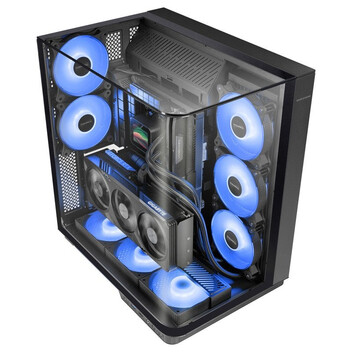 Torre PC Mars Gaming Mc-infinio Caja Pc Atx Cristal Templado Curvado 2x Ventiladores Argb 120mm Usb-