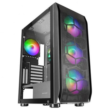 Mars Gaming MC-KX ARGB Cristal Templado USB 3.0 Negra