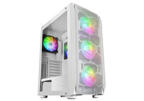 Mars Gaming MC-KX ARGB Cristal Templado USB 3.0 Blanca