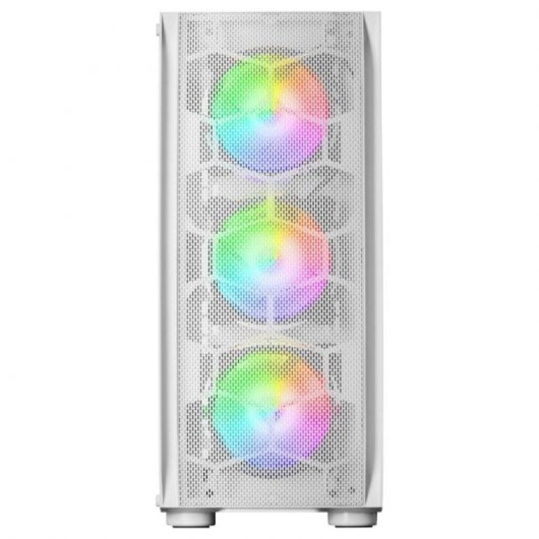 Mars Gaming MC-KX ARGB Cristal Templado USB 3.0 Blanca