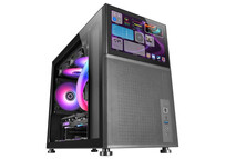 Torre PC Mars Gaming MC-LCD Torre Custom Micro-ATX Pantalla LCD IPS 8" Cristal Templado Panel Modula