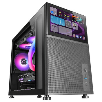 Torre PC Mars Gaming MC-LCD Torre Custom Micro-ATX Pantalla LCD IPS 8" Cristal Templado Panel Modula Torre PC Mars Gaming MC-LCD Torre Custom Micro-ATX Pantalla LCD IPS 8" Cristal Templado Panel Modula