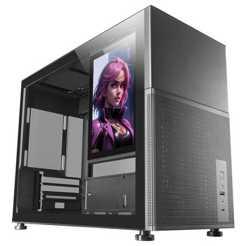 Torre PC Mars Gaming MC-LCD Torre Custom Micro-ATX Pantalla LCD IPS 8" Cristal Templado Panel Modula Torre PC Mars Gaming MC-LCD Torre Custom Micro-ATX Pantalla LCD IPS 8" Cristal Templado Panel Modula