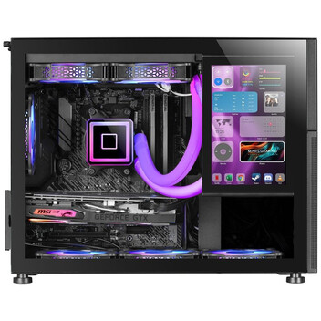 Torre PC Mars Gaming MC-LCD Torre Custom Micro-ATX Pantalla LCD IPS 8" Cristal Templado Panel Modula Torre PC Mars Gaming MC-LCD Torre Custom Micro-ATX Pantalla LCD IPS 8" Cristal Templado Panel Modula