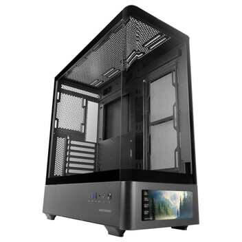Torre PC Caja Mars Gaming MC-LCDPRO ATX Negra Pantalla IPS 7.2" Cristal Templado