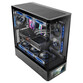 Torre PC Caja Mars Gaming MC-LCDPRO ATX Negra Pantalla IPS 7.2" Cristal Templado