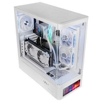 Torre PC Caja Mars Gaming MC-LCDPRO ATX Blanco Pantalla IPS LCD 7,2" Cristal Templado Torre PC Caja Mars Gaming MC-LCDPRO ATX Blanco Pantalla IPS LCD 7,2" Cristal Templado