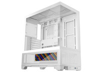 Torre PC Caja Mars Gaming MC-LCDX IPS 9.16" ATX Blanco Cristal Templado Mesh