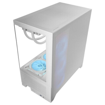 Torre PC Caja Mars Gaming MC-LCDX IPS 9.16" ATX Blanco Cristal Templado Mesh Torre PC Caja Mars Gaming MC-LCDX IPS 9.16" ATX Blanco Cristal Templado Mesh