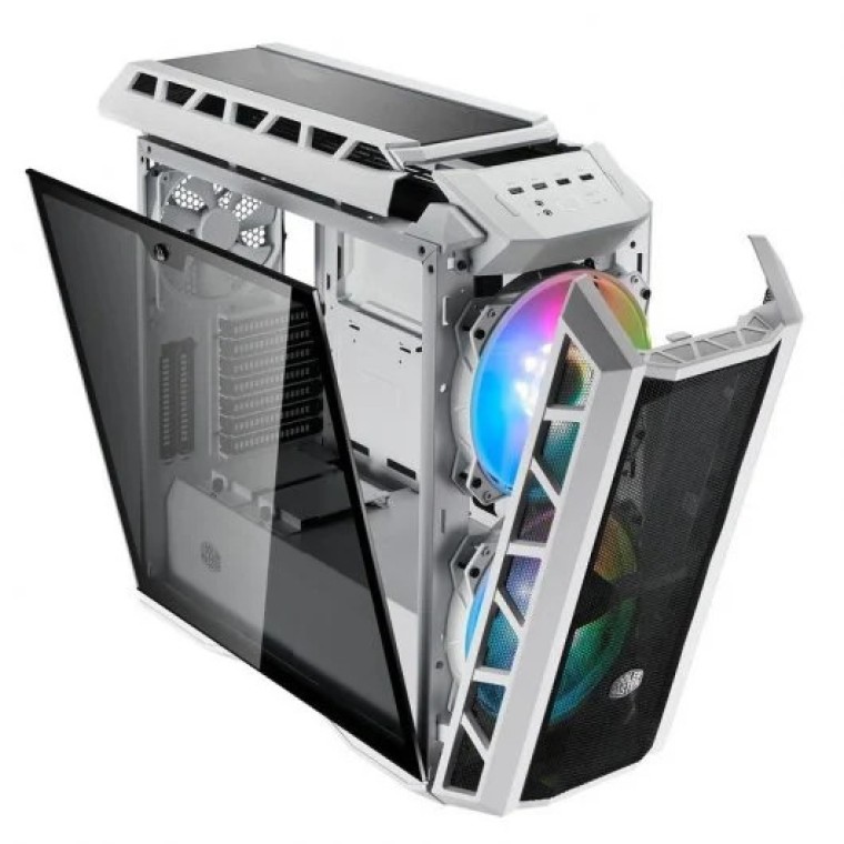 Cooler Master MasterCase H500P Mesh ARGB Blanco Cristal Templado USB 3.2