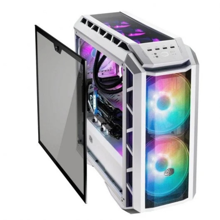 Cooler Master MasterCase H500P Mesh ARGB Blanco Cristal Templado USB 3.2