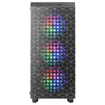 Mars Gaming MC-MAG Semitorre ATX Cristal Templado 3 Ventiladores FRGB USB 3.0 Negra
